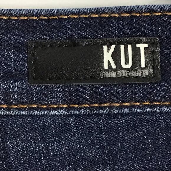 Kut from the Kloth Catherine Boyfriend Dark Wash Slim Straight Jeans 4 x 31 - Picture 8 of 11